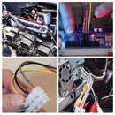 500/50Pcs Heat Shrink Butt Crimp Terminals Waterproof Solder Seal Electrical Connectors Wire Cable Splice Kit Automotive Marine