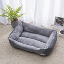 Dog Bed Fleece Pet Winter Warm Mat Kennel Cotton Mat Dog Thicken mattress Puppy Soft Pet cushion Waterproof Bottom Cozy sofa Bed