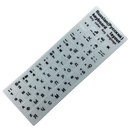 Russian Letters Keyboard Stickers for Notebook Computer Desktop Keyboard cover covers Russia sticker