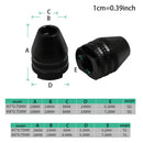 1pcs Mini Multifunctional Multi M7/M8 Keyless Drill Chuck For Rotary Tools M8X0.75 Quick Change Three-Jaw Drill Chuck