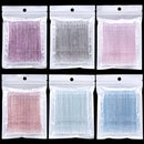 Crystal Disposable Eyelash Brushes Swab Microbrushes Eyelash Extension Tools Individual Eyelashes Removing Tools Applicators