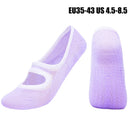 Women High Quality Pilates Socks Anti-Slip Breathable Backless Yoga Socks Ankle Ladies Ballet Dance Sports Socks for Fitness Gym