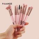 MAANGE Pro 3/5/12 Pcs Makeup Brushes Set Eyeshadow Eyeliner Eyelash Eyebrow Brush Beauty Make up Blending Tools Maquiagem