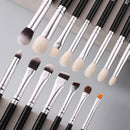 BEILI Black 10-19Pcs Makeup Brushes Natural Hair Eyeshadow Blending Eyeliner Makeup Brush Set Shader Eyebrow brochas maquillaje
