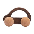 1PC Baby Toy Beech Wood Blocks Cartoon Car Educational Montessori Toys Children Teething Play Gym Baby Birthday Gift Products