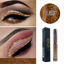 DNM 16 Color Glitter Liquid Eyeliner Pearlescent Sequins Bright Eye Shadow Shiny Long Lasting Waterproof Eyeshadow Makeup TSLM1