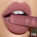 QIBEST Brand 34 Colors Liquid Lipstick Waterproof Matte Nude Lipstick Pigment Red Long Lasting Lip Gloss Women Makeup Lipgloss