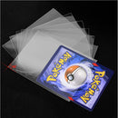 Pokemon Card Sleeves 100 Counts Transparent Playing Games VMAX Protector Cards Folder Yugioh Pokémon Case Holder Kids Toy Gift