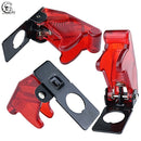 Auto Car Boat Truck Illuminated Led Toggle Switch With Safety Aircraft Flip Up Cover Guard Red Blue Green Yellow White 12V20A