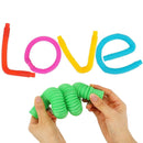 1/5Pcs Luminous Pop Tubes Sensory Fidget Toy Stress Relieve Toys Autism Anti-stress Plastic Bellows for kids Squeeze Gifts Toys