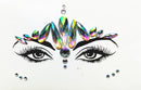 3D Sexy face tattoo stickers Temporary tattoos glitter fake tattoo rhinestones for woman Party face Jewels tatoo