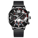 Top Brand Men Watch Luxury Gold Stainless Steel Mesh Belt Quartz Watches Business Leather Mens Luminous Clock relogio masculino