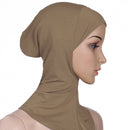 New Fashion Muslim Underscarf Women Veil Hijab Islamic Soft Cotton Solid Color Elastic Comfortable Breathable Casual Turbans