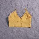 ATHVOTAR 2PCS Bra Sets Seamless Underwear Set Ribbed Bra Top Low-Waist Women Panties Female Bralette Lingerie New