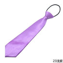 Children Elastic Tie Necktie School Boys Girls Kids Baby Wedding Fashion Solid Color Tie Wedding Students Necktie Neck Tie