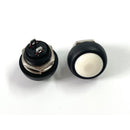 7Pcs PBS-33b 2Pin Mini Switch 12mm 12V 1A Waterproof momentary Push button Switch since the reset Non-locking