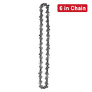 WOSAI 4 inch 6 inch Chain Guide Electric Chainsaw Chains and Guide Used For Logging And Pruning Electric Saw Parts Garden Tool