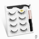 Magnetic Eyelashes 3D Mink Eyelashes Magnetic Eyeliner Magnetic Lashes Short False Lashes Lasting Handmade Eyelash Makeup Tool