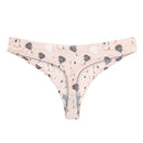 Lady Print Lovely Panties Women Cotton Seamless Underwear for Female Sexy Low Ries G-String Thongs Comfort Briefs Lingerie