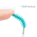 zwellbe Good Quality Disposable 50 Pcs/Pack Crystal Eyelash Makeup Brush Diamond Handle Mascara Wands Eyelash Extension Tool
