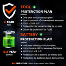 PROSTORMER 2000mAh/4000mAh work on 20V Lithium-Ion series Cordless Dirll/Brushless Wrench/Screwdriver/Circular Saw/Jig Saw