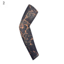 1PC Street Tattoo Arm Sleeves Sun UV Protection Arm Cover Seamless Outdoor Basketball Riding Sunscreen Arm Sleeves For Men Women