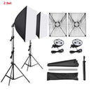 Photo Studio Softbox 50*70cm Diffuser 4 in 1 Socket E27 Lamp Holder 2M Light Stand Tripod Photo Studio Kit for Photography Video