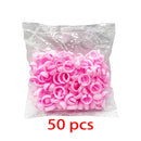 Wholesale 50/100Pcs Disposable Eyelash Glue Fan Cup Rings Holder Container Tattoo Pigment Eyelash Extension Tools Lash Supplies