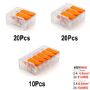 0.4-6.0mm 30/50/100 Pieces & SET Mini Fast Universal Wire Connector Easy Quick Wiring Car & Solar Energy Terminals