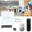 Wifi EU Wall Touch Switch Smart Light Switch 1/2/3 Gang No Neutral Wire Required Tuya Smart Life Home Support Alexa Google Home