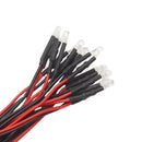 10pcs 3mm 5mm 3v-12v Led Light Red White Yellow For 1/10 Rc Crawler Car Trax Trx4 G63 Axial Scx10 D90 D110 Hsp Yikong