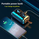 09 9D TWS Bluetooth 5.0 Earphones 2200mAh Charging Box Wireless Headphone Stereo Sports Waterproof Earbuds Headsets With Mic