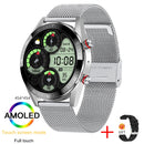 2022 New 454*454 Screen Smart Watch Always Display The Time Bluetooth Call Local Music Smartwatch For Mens Android TWS Earphones