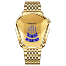New Arrival Watch Men Waterproof Creative Wrist Watch For Male Clock Men Watch Relgio Masculino Gold Stainless Steel Wristwatch