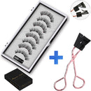 MB Anniversary 5 Magnetic Eyelashes With Tweezers Natural Wispy Faux Cils magnetique Mink Lashes Professional Eye Lashes Set