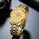 NIBOSI Gold Watch for Men Warterproof Sports Mens Watch Top Brand Luxury Clock Male Business Quartz Wristwatch Relogio Masculino