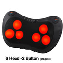 Head Neck Massager Car Home Cervical Shiatsu Massage Neck Back Waist Body Electric Multifunctional Massage Pillow Cushion