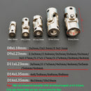 Rc Boat Car Metal Cardan Joint 2mm/2.3mm/3mm/3.175mm/4mm/5mm/6mm/8mm/10mm Gimbal Couplings Shaft Motor Connector Universal Joint