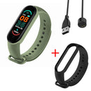 Smart Watch M6 Men's And Women's Fitness Sports Bracelet Heart Rate Blood Pressure Monitor Digital Watch for IOS Android Phones