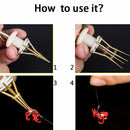 Lures Portable Fishing Tool Angleworm Lure Load Maggots Carp Baits Clip Lure Bander Bloodworm Clip Pellet Plier