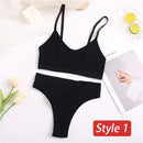 2PC Underwear Set Women Seamless Bra Set Wireless Bra Sexy High Waisted Female Underpants Comfortable Basic Bralette Lingerie