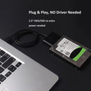 Sata to Usb 3.0 Cable 22PIN SATA Adapter Support 12TB Power supply for PC 2.5/3.5 inch Hard Drive HDD SSD laptop