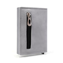 Customized 2022 Men Leather Wallet Rfid Anti-magnetic Credit Cards Holder Wallet With Organizer Coin Pocket & Money Clips Wallet
