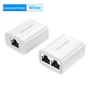 Vention RJ45 Splitter 1 to 2 RJ45 Splitter Network Adapter Female Network Extender Extension Connector for Laptop Ethernet Cable