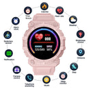 FD68S Smart Watches Men Women Heart Rate Health Monitoring Clock Waterproof Sports Multifunctional Smart Watch Male 1.44 Inch