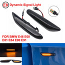 For BMW E60 E90 E91 E81 E83 E88 E92 E82 E46 Dynamic Repeater Side Marker Mirror Indicator Blinker Flowing LED Turn Signal Light