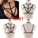 Pentagram Harness For Women Cheapest Garter Belt Erotic Goth Accessories Bondage Cupless Bra Festival Clothes Rave Sexy Lingerie