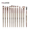 MAANGE Pro 3/5/12 Pcs Makeup Brushes Set Eyeshadow Eyeliner Eyelash Eyebrow Brush Beauty Make up Blending Tools Maquiagem