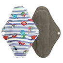 1 Pcs Natural Bamboo Charcoal Sanitary Pads For Normal Reusable Cotton Protection Female Sanitary Napkin