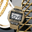 Super Easy to Read Scratch Proof Case 5ATM Water Resistant Digital Watch for Outdoor Sport